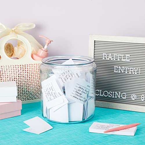 2000 Raffle Ticket Sheets, Blank Entry Forms For Contests, School Events (White, 20 Pads) #TOP1