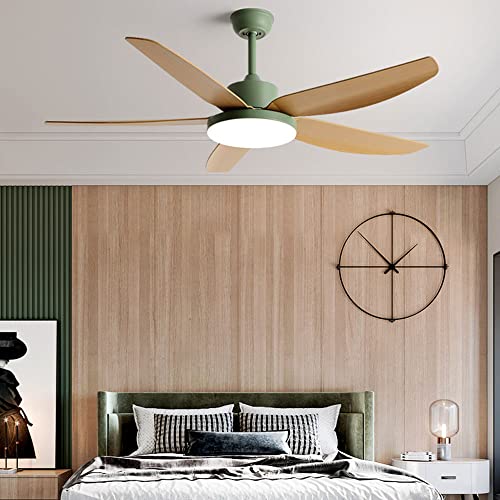 Ventilateur de plafond LED dimmable à 3 vitesses et télécommande pour salon - 3