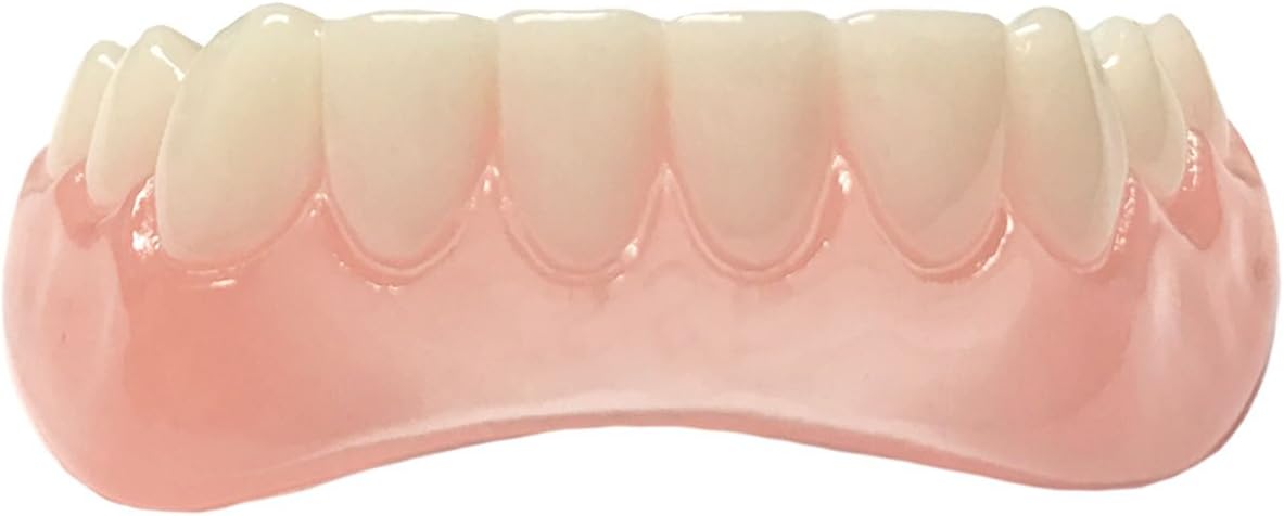 Instant Smile Professional Cosmetic Lower Teeth - New from Hand crafted detail, custom fit at home!