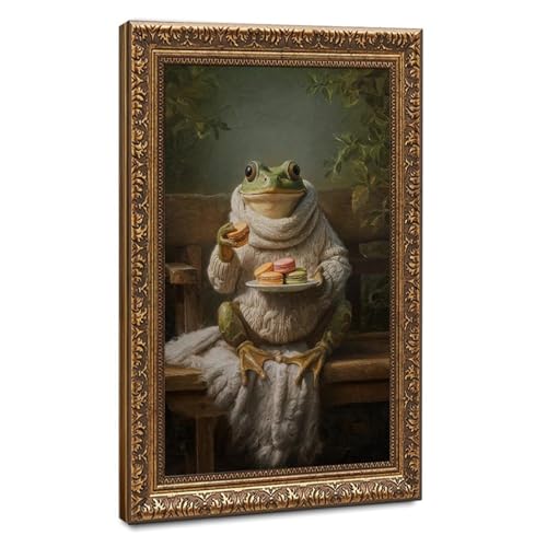 Toile rétro grenouille de qualité supérieure pour bureau