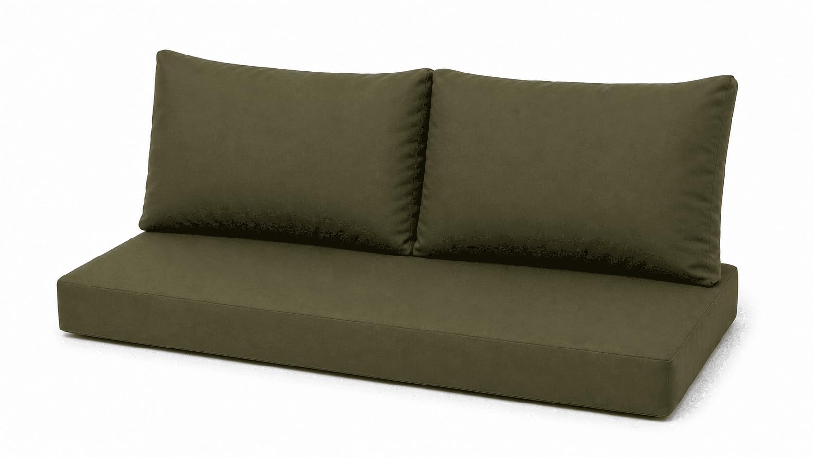 Euro Pallet Furniture Cushions Set, Olive Green, Complete Set 5cm — image 1