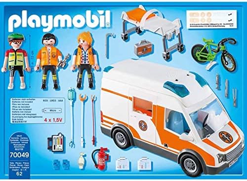 Playmobil Ambulance with Flashing Lights