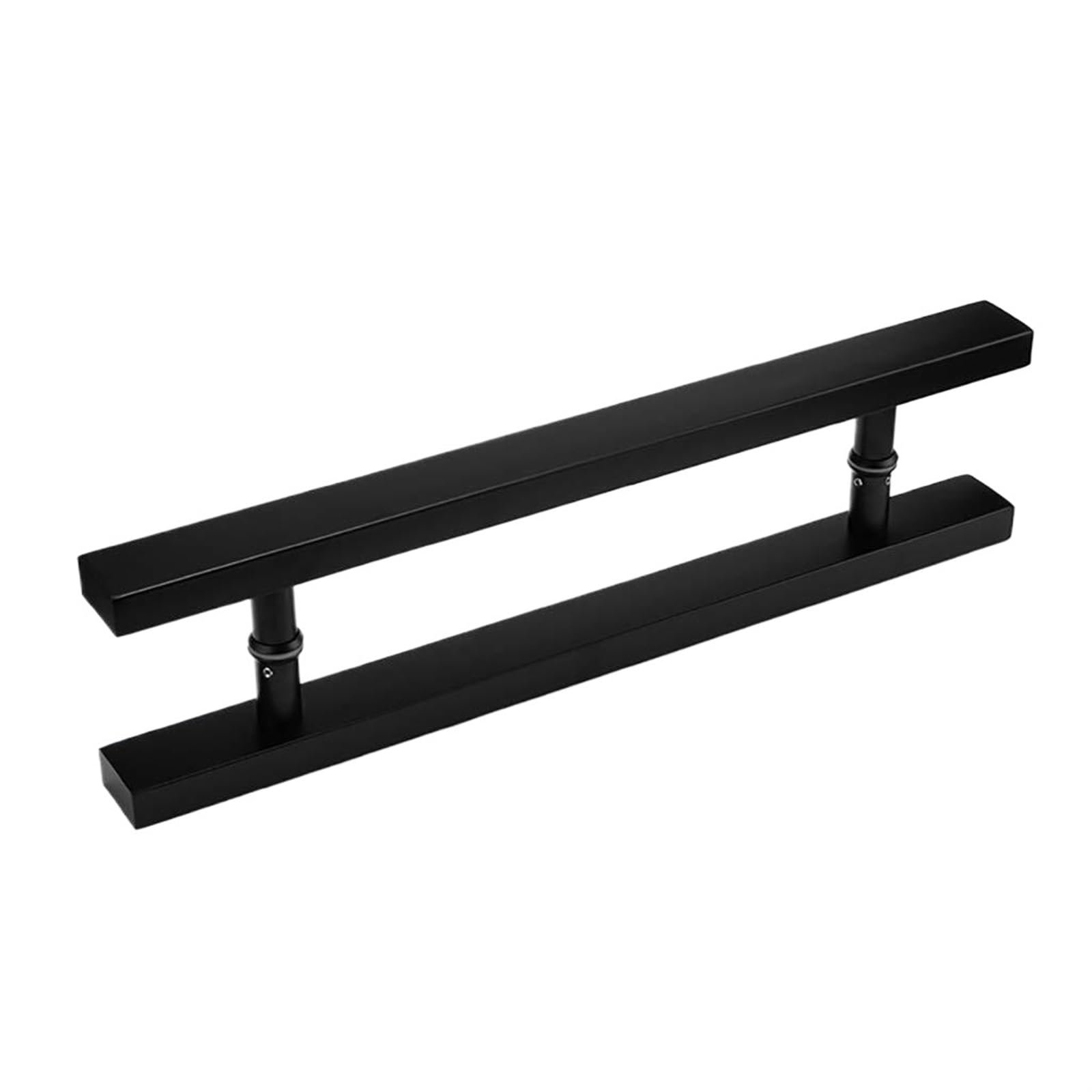 LQZAXSRDR Sliding Barn Door Handle, Stainless Steel Solid Standoffs Square Tube Office Push-Pull Door Handle Multiple Sizes(500x300mm)