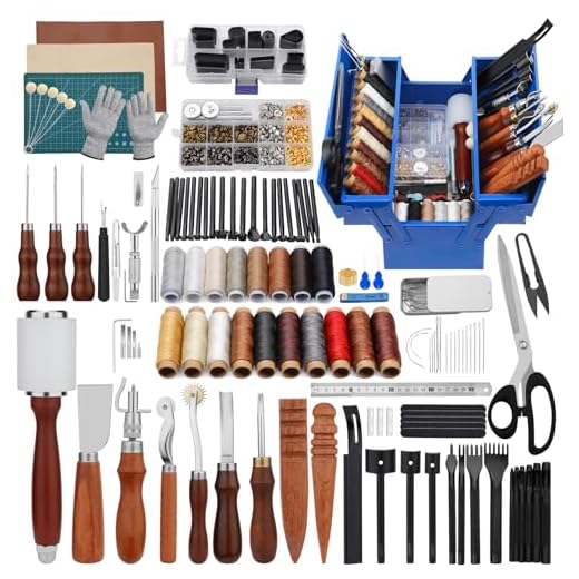 How to make leather luggage bags Comprehensive Leather Working Tools Kit