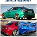 Arcoche Spoiler for Alfa Romeo Giulia Sedan 2024-2015 Without Drilling Car Rear Boot Spoiler Wing（Gloss Black）