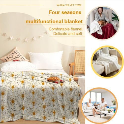Manta Polar 220 x 240 Estampado Retro, Mantas para Cama 105 de Franela Cálida y Cómoda para Niños y Adultos, Mantitas para Sofá Reversible para Cubre Sofa Colchas, Fácil de cuidar_6503a
