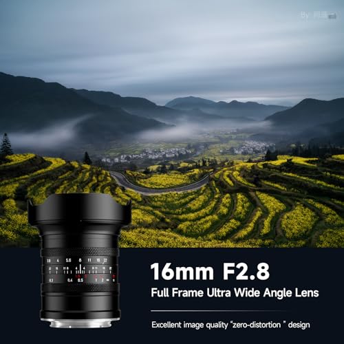 Image of Brightin Star 16mm F2.8 Full Frame Ultral Wide Angle Manual Focus Mirrorless Camera Lens, Fit for Nikon Z Mount Z9 Z8 Z7 II Z6 II Z5 Z50 Z fc Z30