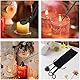 Canirologas Kerzenzubehör Set 3 in 1, Dochtschere Kerzenlöscher und Docht-Dipper, Candle Wick Trimmer mit Samtbeutel für Kerzenliebhaber