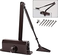 Vista 7 de MARIE Cierrapuertas automático de grado comercial 2 resorte resistente ignífugo ajustable cierrapuertas tamaño 2