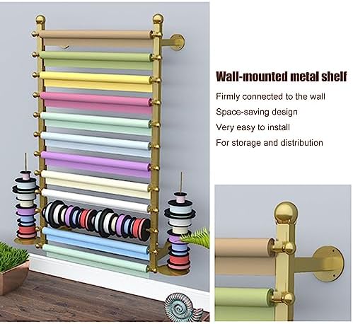 Wall-Mounted Retail Display Rack for Ties, Scarves, Belts & Towels - Metal Shelving with Hanging Bar, Perfect for nizing Accessories in Stores