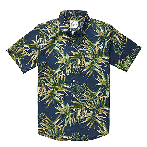 Dubinik® Chemise Hawaienne Homme Aloha Chemise Tropical Casual Button Hawaiian-Imprimer Vacances Chemises Cover