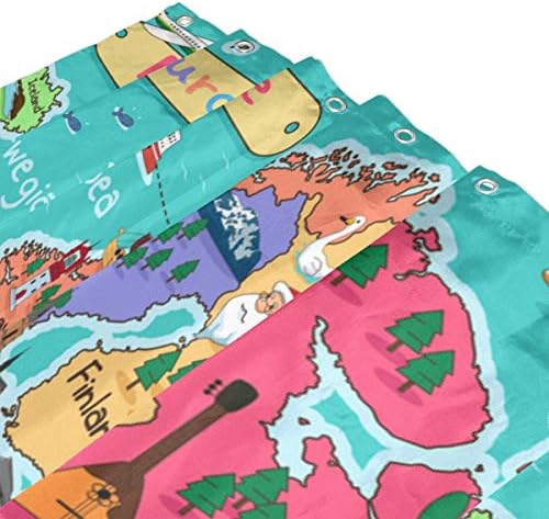 Amazon Kapanou防水 シャワーカーテン ベクトルイラストヨーロッパ地図漫画スタイル かわいいシャワーカーテン ユニットバス バスルーム 芸術の装飾 180cmx180cm バスフック付き 取り付け簡単 シャワーカーテン ホーム キッチン オンライン通販 Amazon Kapanou防水 シャワーカーテン ベクトルイラストヨーロッパ地図漫画スタイル かわいいシャワーカーテン ユニットバス バスルーム 芸術の装飾 180cmx180cm バスフック付き 取り付け簡単 シャワーカーテン ホーム キッチン オンライン通販