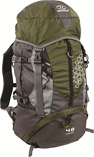 Highlander Mochila de Senderismo  Rucksack Summit 40  Gr�  �n  Verde Oliva Gris