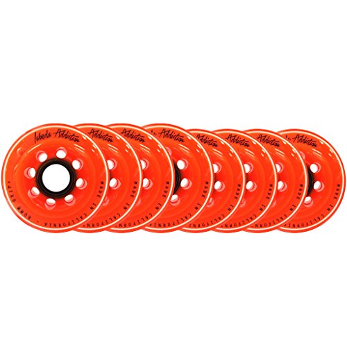 Labeda Wheels 80mm /76mm Hilo Set Addiction Orange Inline Indoor Roller Hockey