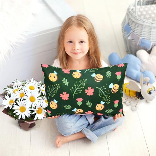 Image of UOMNY Toddler Pillowcases for Girls 13X18 12x16 14x19 Bee and Koalas Baby Pillow Case 2 Pack Small Pillow Covers for Travel Pillow