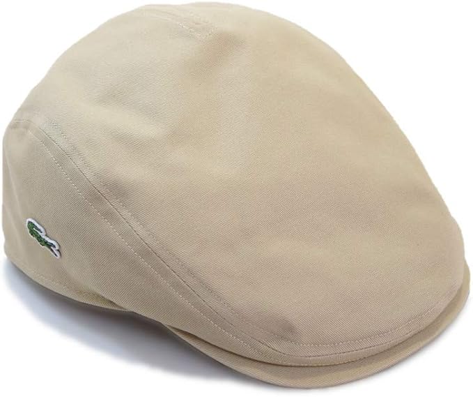 Amazon ラコステ Lacoste ハンチング L1130 メンズ 紳士 帽子 サイズ調節可 大きいサイズ 洗える 無料ラッピング 日本製 ネット通販 春夏 ベージュ キャップ 通販