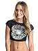 Roxy Juniors Optic Nature Pop Surf Short Sleeve Cropped Rash Guard