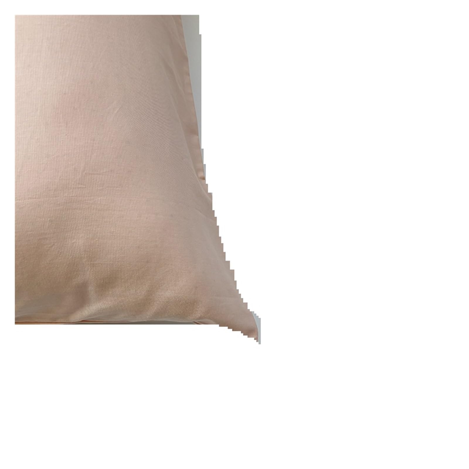 Taie d'oreiller en percale rose pour créer une ambiance de chambre cocooning