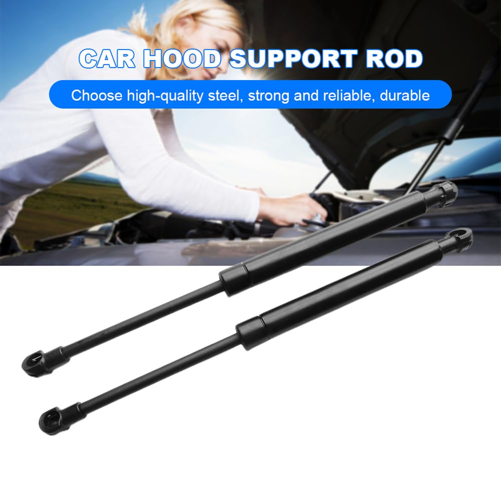 2X Ammortizzatori Cofano Motore per F.i.a.t 500L (351,352) 2012-2023, Sostituire OEM# 51923979-36.9cm, Ammortizzatori Molle a Gas Pistoni Pistoncini Anteriori Cofano Motore
