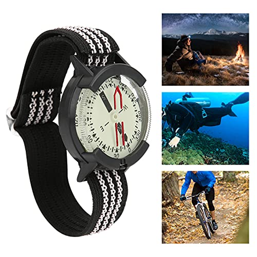 Wrist Compass Watch Waterproof Mini Camping Survival Compass Luminous Dial Watch for Outdoor Camping Diving Hiking - Image 2