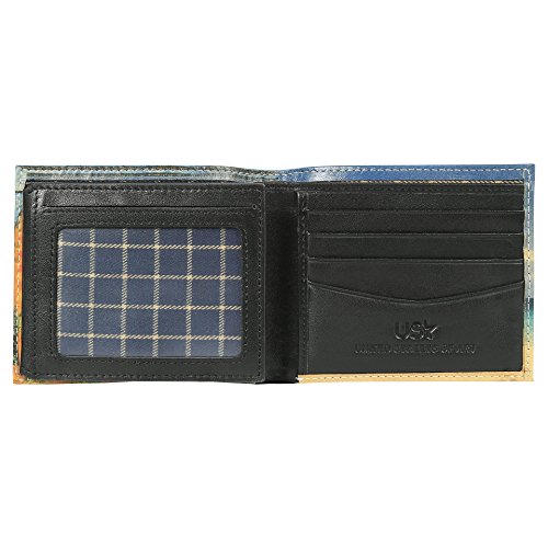 Mens Wallet - Bifold Trifold Artisan Leather Wallets for Men With 2 ID Windows - Durable Designs and Graphics3