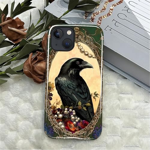 Coque iPhone 14 Plus silicone antichoc et PC rigide design corbeau