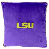 Pets First Collegiate Pet Accessories, Dog Pillow, LSU Tigers, 16 x 16 x 3 inches