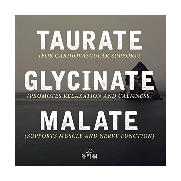 Natural Rhythm Triple Calm Magnesium 150 mg - 120 Capsules – Magnesium Complex Compound Supplement with Magnesium Glycinate, Malate, and Taurate. Calming Blend for Promoting Rest and Relaxation.