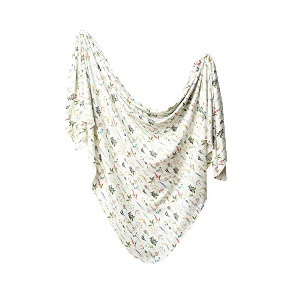 Copper Pearl Large Premium Knit Baby-Swaddle Receiving Blanket "Aspen"
