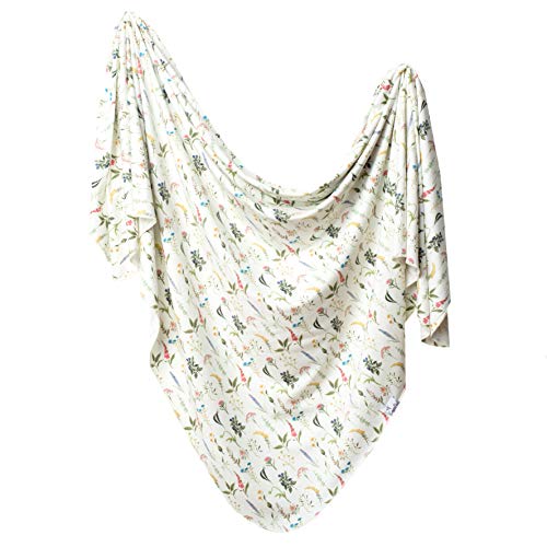 Image of Copper Pearl Large Premium Knit Baby Swaddle Receiving Blanket Aspen