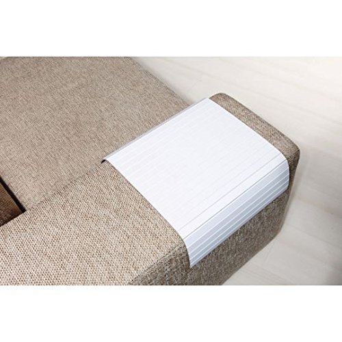 Miniatura 2 de Full Slatted Super White 30cmx40cm Sofa tray, sofa table, arm table,couch tray, wooden tray,wood tray,napoli disbudak