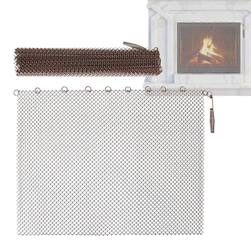 Durabble - Schermo a rete per , protezione dalle scintille, copertura di sicurezza a prova di bambino, resistente al calore, previene i bambini e gli animali domestici al caminetto