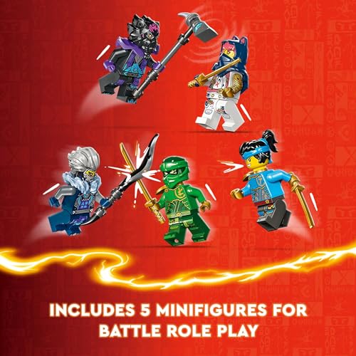 NINJAGO Egalt The Master Dragon Action Figure, Set di 5 minifigure Ninja per gioco di gruppo o indipendente, idea regalo per ragazzi e ragazze dagli 8 anni in su, 71809 - Lego - Immagine 5