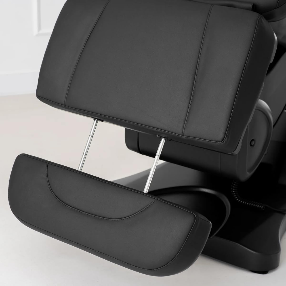 HABYS Elektrische Kosmetikliege Sorina PRO 5 Antriebe (Schwarz) | Fußpflegestuhl Elektrisch Höhenverstellung: 68-110cm, Wiegefunktion, Elektrischer Verstellung, 180kg Belastbarkeit