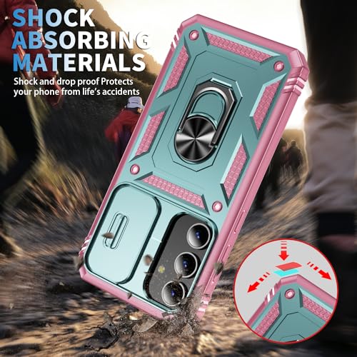 Coque pour Galaxy S25 béquille protégeant la lentille des chocs - 3