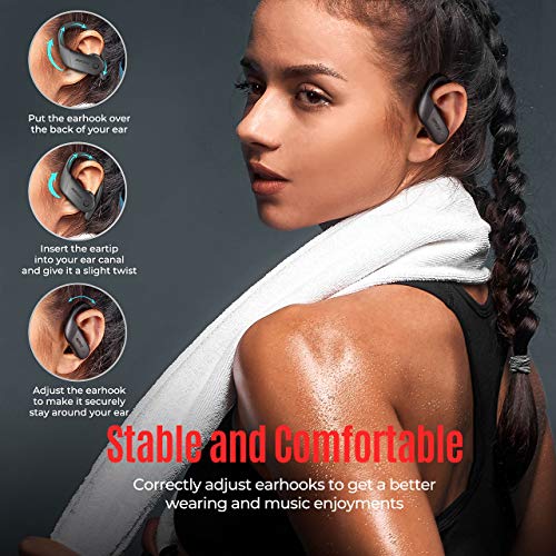 Wireless Earbuds Sport, Mpow Flame Lite in Ear Bluetooth Earbuds Sport, Bass+ IPX7 Waterproof Sport Earphones, BT5.0/Touch Control/Mono