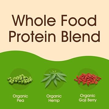 Organic Plant Protein Powder a Vanilla a 2.51 lbs./30 Servings