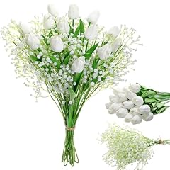 Tulips and Baby's Breath