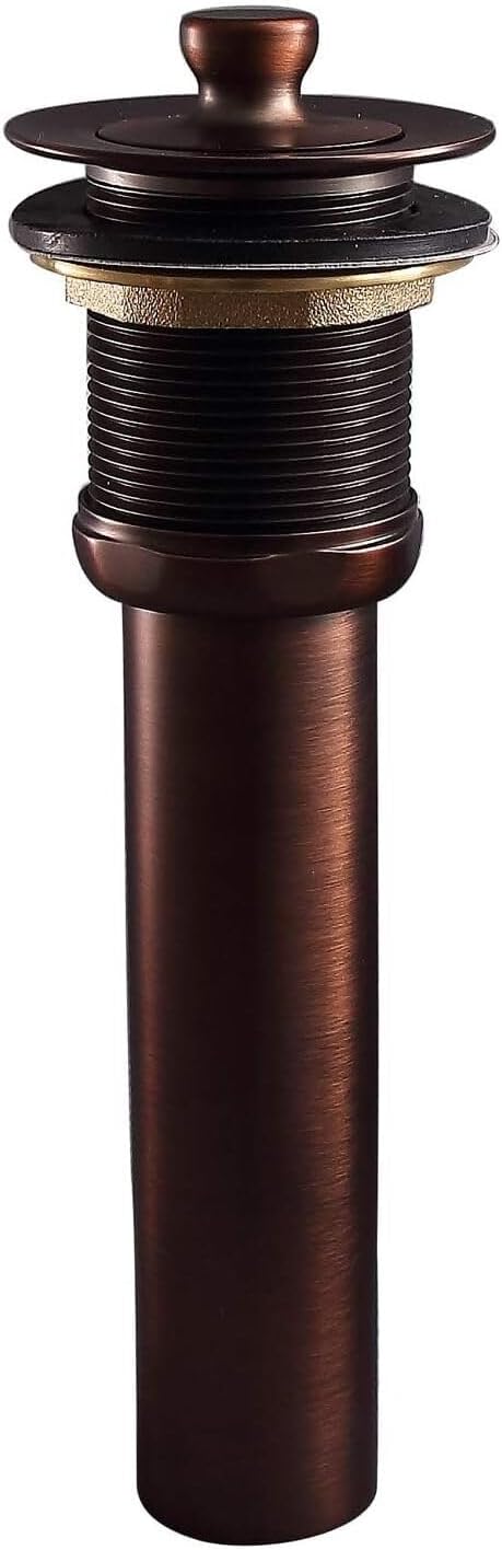 HomeStock Bathroom Tub Drain Lift & Turn Closure - 6" Tailpiece - Stylish Design