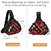 CADeN Camera Sling Backpack Bag with Rain Cover Compatible for DSLR and Mirrorless Cameras (Canon Nikon Sony Pentax)