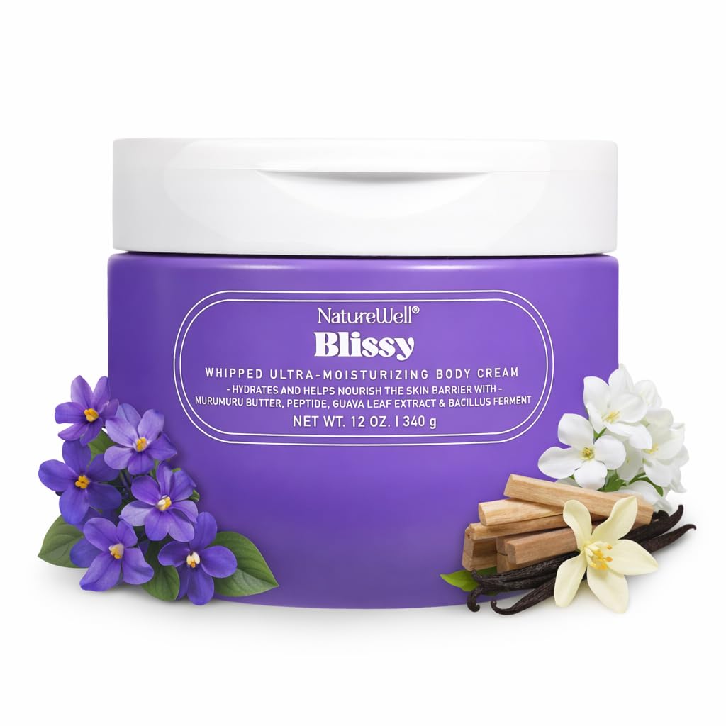 Amazon.com : NATURE WELL Blissy Whipped Body Cream, Rich & Ultra