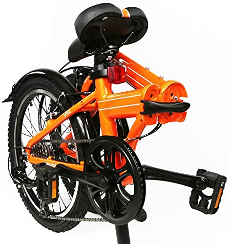 ZiZZO Via 20” Folding Bike-Lightweight Aluminum Frame