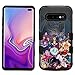 for Samsung Galaxy S10 Plus (6.4"), Hard+Rubber Dual Layer Hybrid Heavy-Duty Rugged Armor Cover Case - Disney Villains
