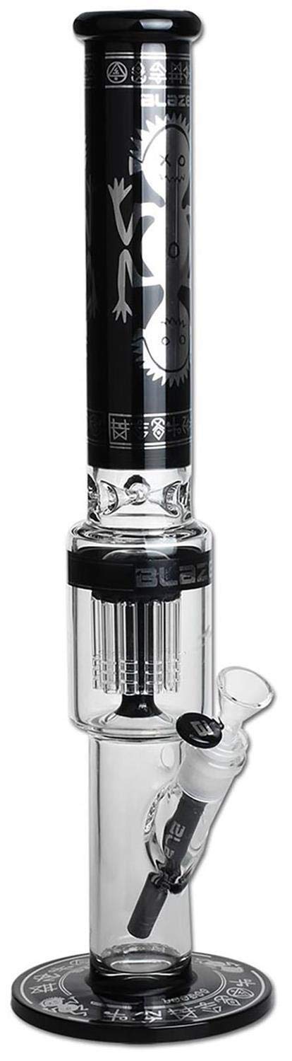 Blaze Voodoo Ice-Bong 480mm Borosilikatglas 10-Arm Perkolator NS 19/14