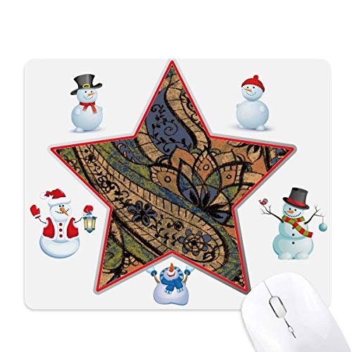 Tapis de souris bonhomme de neige pour une ambiance de bureau hivernale