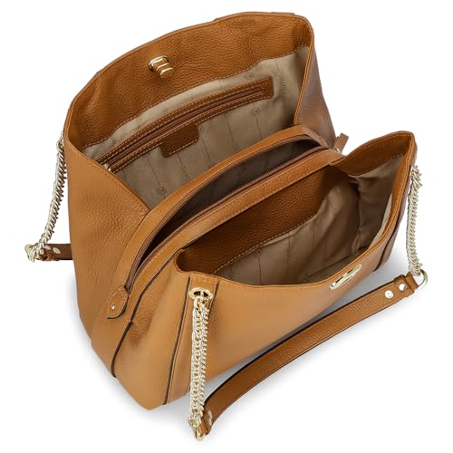Image of Da Milano Leather Shoulder Bag for Women (00846OL)