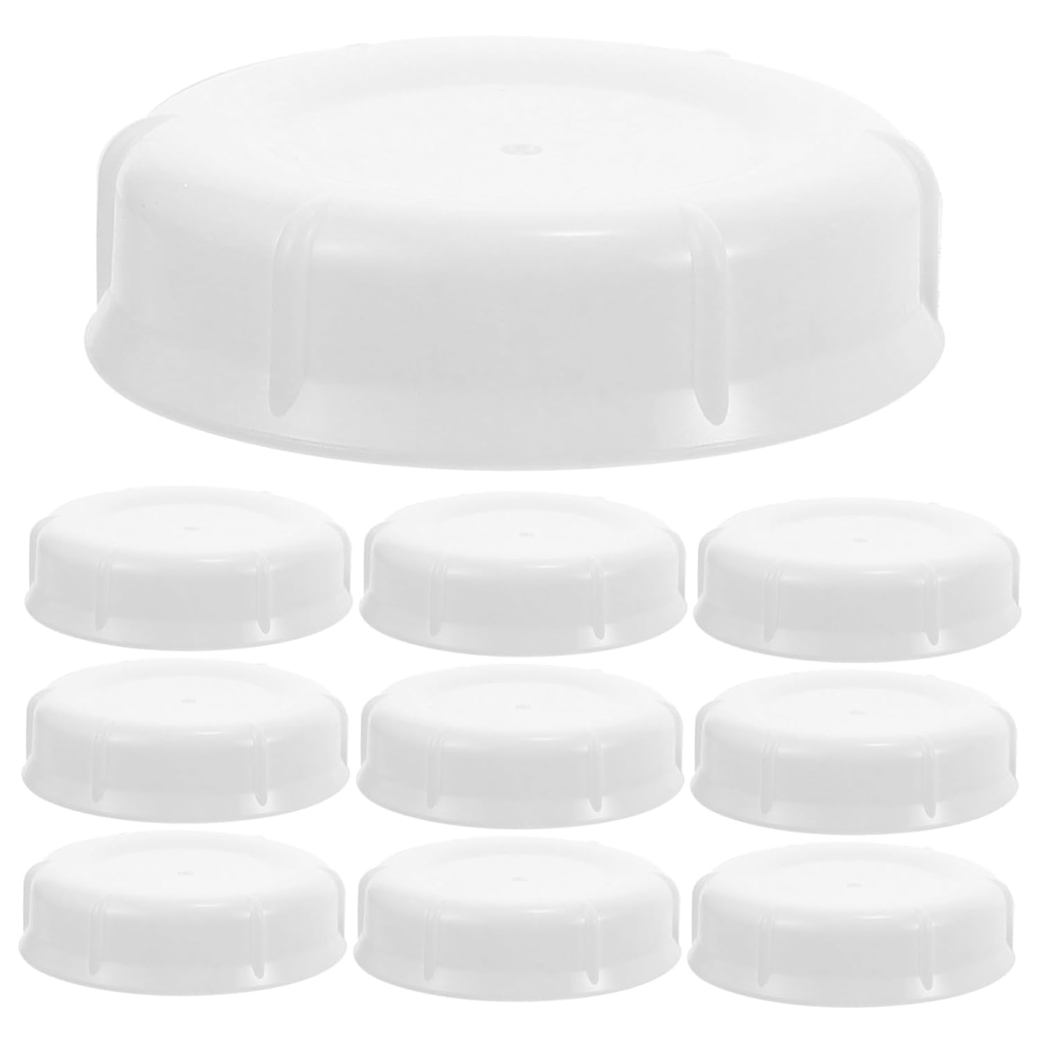 Abaodam Milk Bottle Sealing Discs 10 Pack Baby Bottle Caps Leakproof Plastic Lids for Breastfeeding Stylish Functional Design