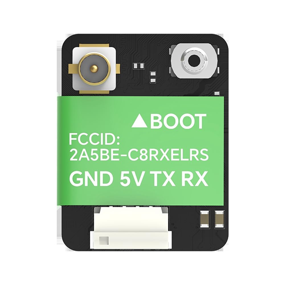 Booso ELRS 2.4GHz Nano RX Receptor Antena Integrada de Código Abierto para RC FPV Racing Drone
