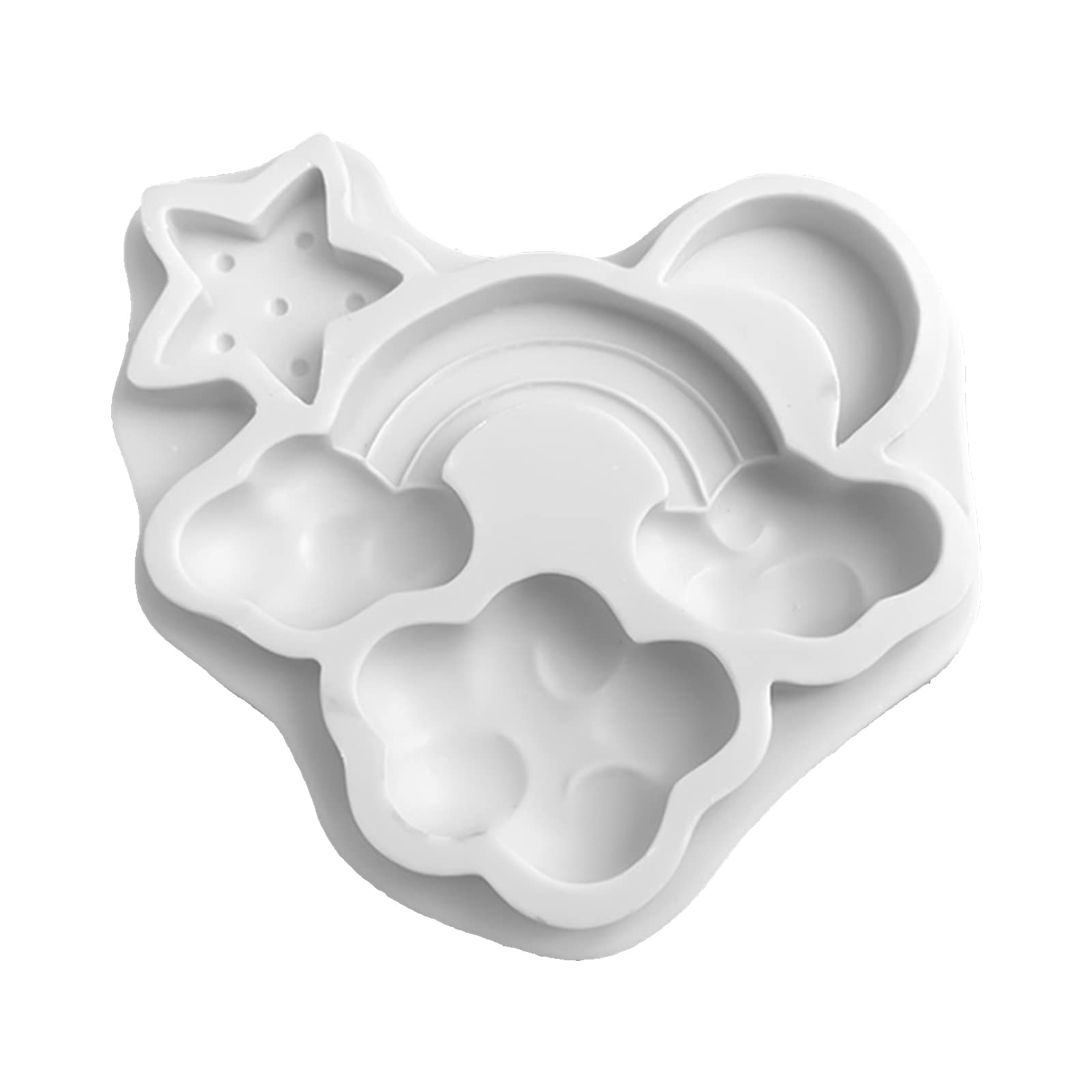 Nucelit Cloud-Star Silicone Mold Cake Chocolate Fondant Mold Cake Decorating Tools Chocolate Gumpaste Baking Craft Fondant Molds