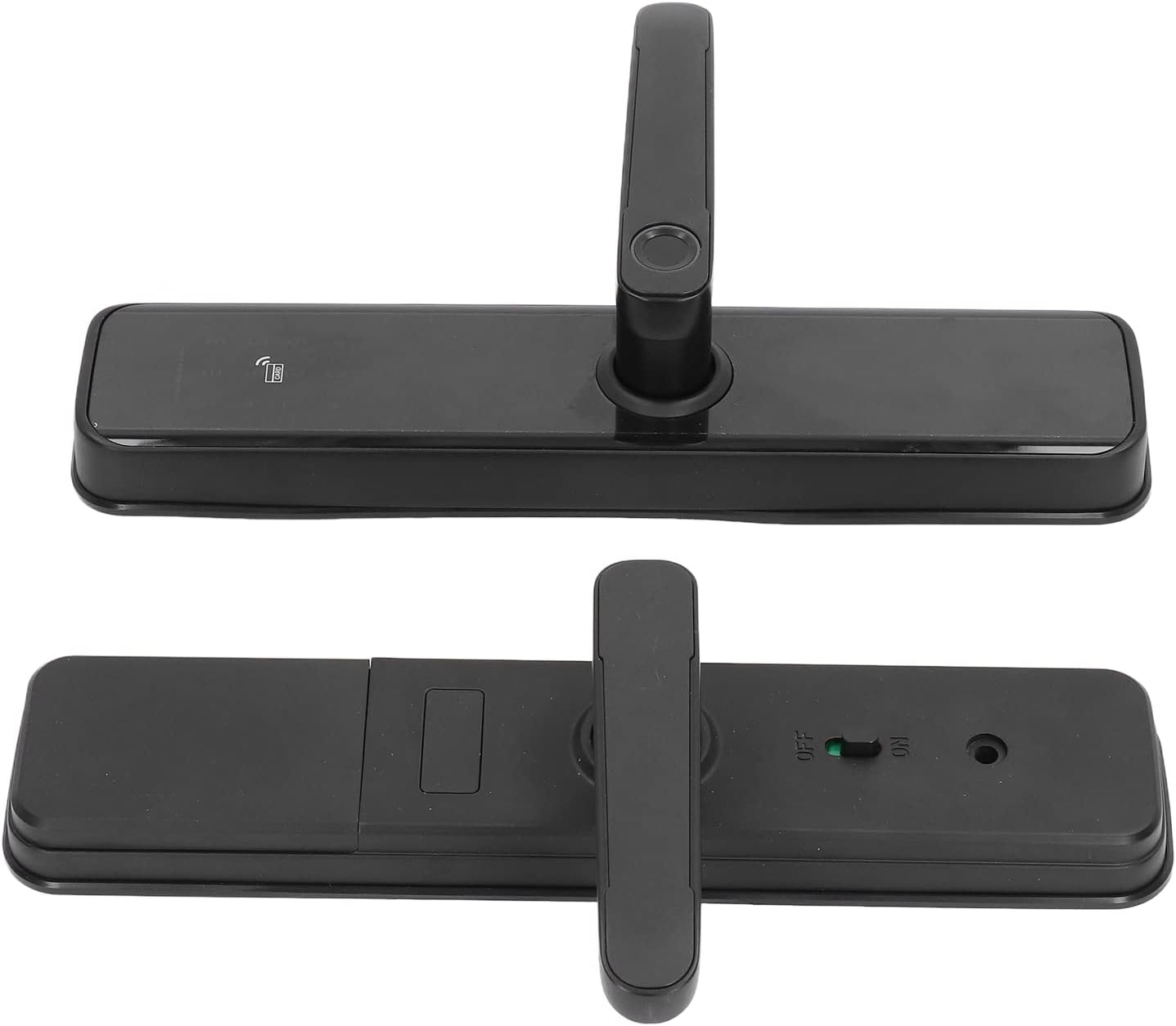 Eujgoov Smart Door Lock Smart Door Lock, Fingerprint Keyless Entry System Fingerprint Password App Key Card Multiple Unlock Methods for Tuya